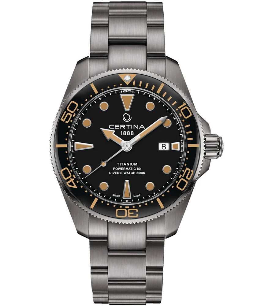 Certina Men's DS Action Diver Automatic Titanium Bracelet Watch