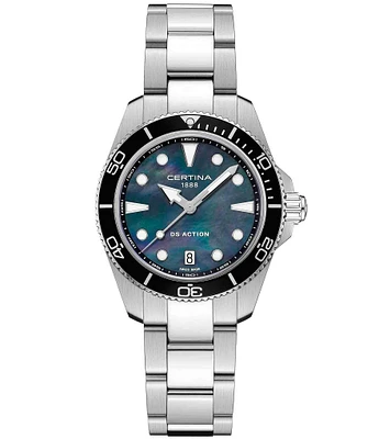 Certina Women's DS Action Quartz Automatic Stainless Steel Bracelet Watch