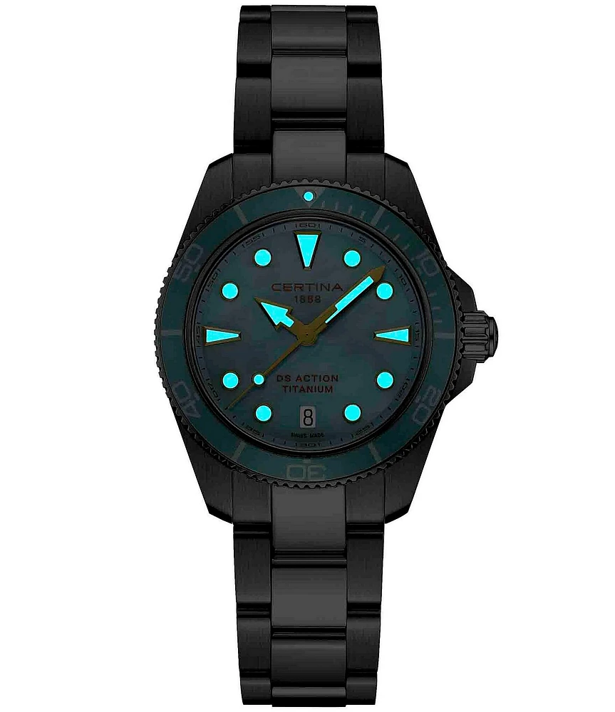 Certina Women's DS Action Quartz Analog Stainless Steel Bracelet Watch