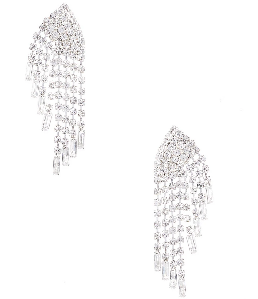 Cezanne Baby Twist Fringe Chandelier Earrings