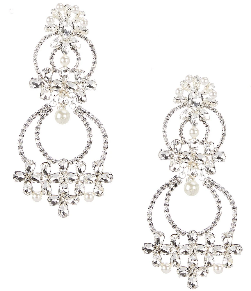 Cezanne Beatrice Orbital Drop Earrings