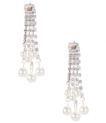 Cezanne Olivia Fringe Chandelier Earrings