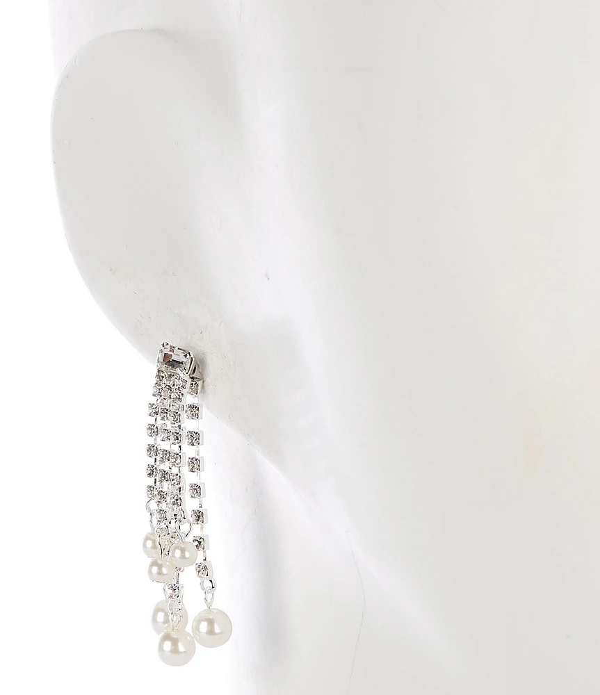 Cezanne Olivia Fringe Chandelier Earrings