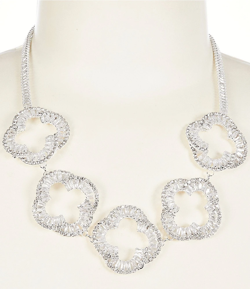 Cezanne Quatro Rhinestone Statement Collar Necklace