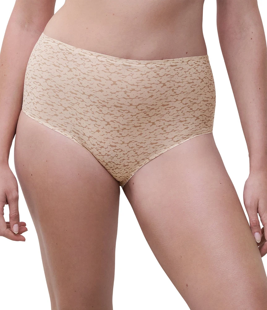 Chantelle Soft Stretch Floral Print High Waisted Brief Panty