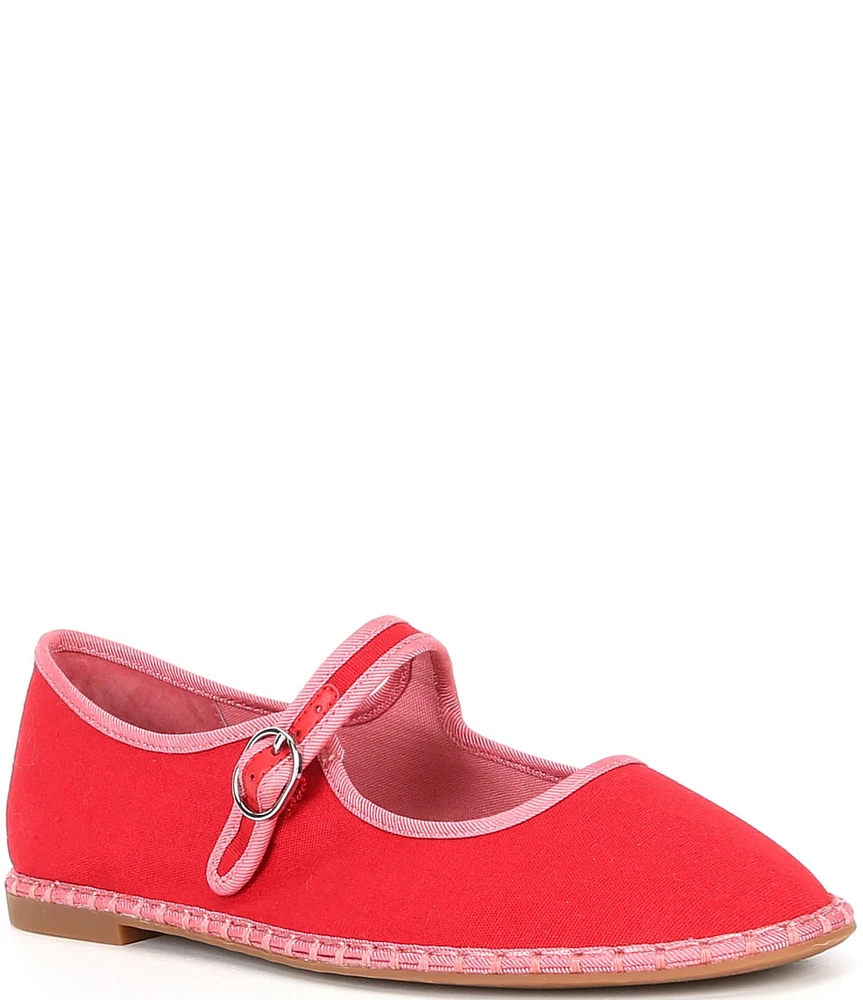 Chelsea & Violet Eda Canvas Mary Jane Flats