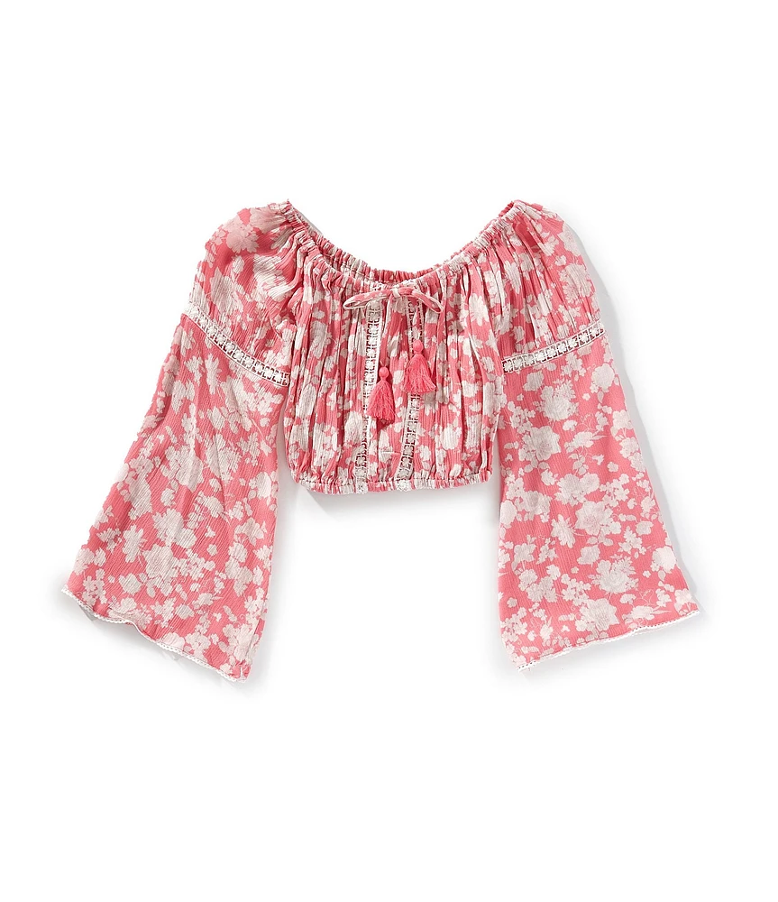 Chelsea & Violet Little Girls Daisy Long Sleeve Top