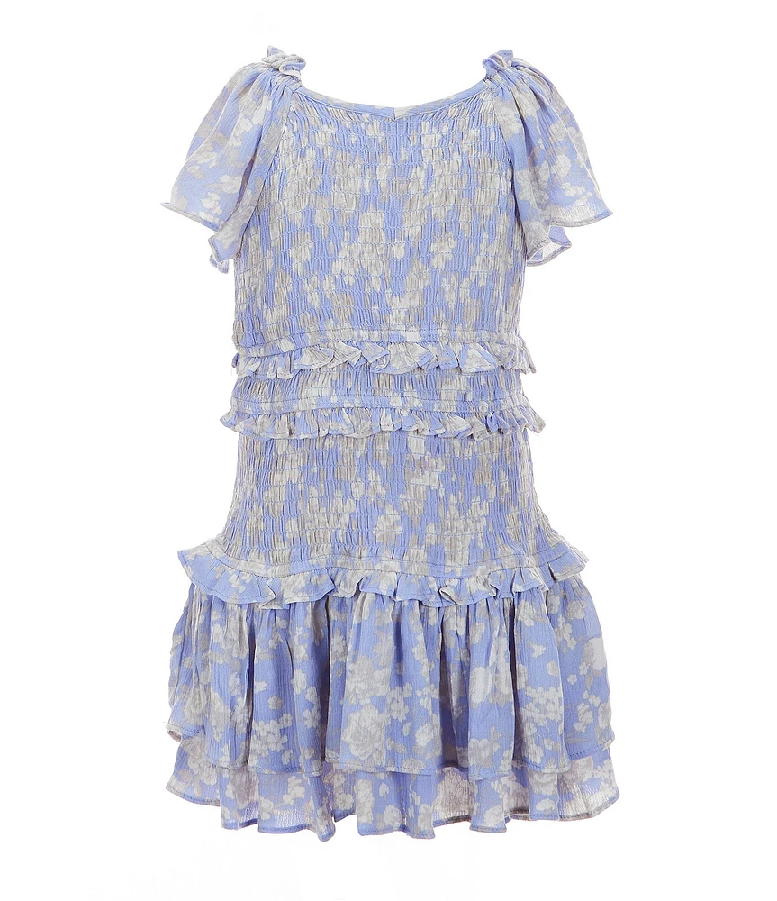 Chelsea & Violet Little Girls Daisy Smocked Dress