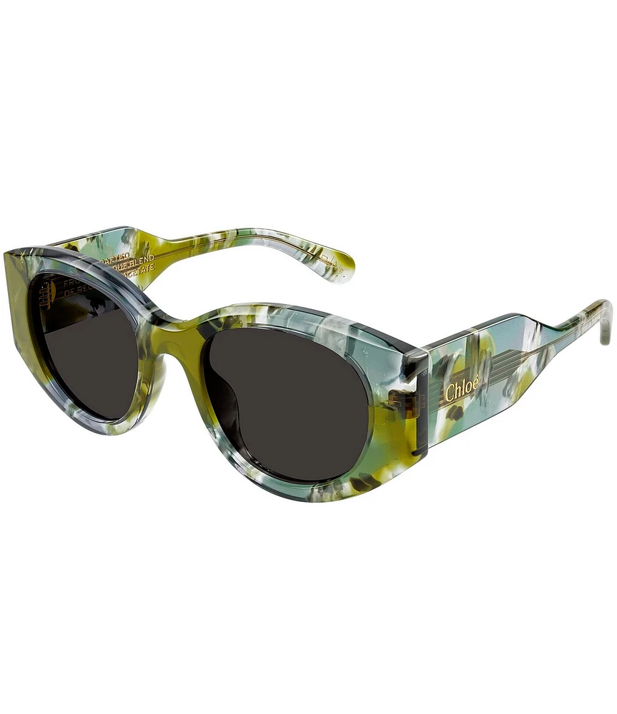 Chloe Women's Gayia Reace 51mm Round Statement Sunglasses