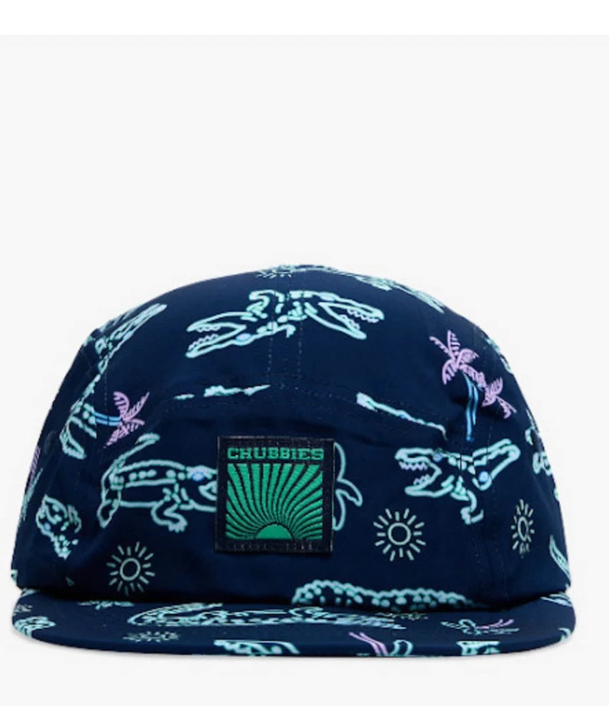 Chubbies Camper Neon Glades Flat Brimmed Hat