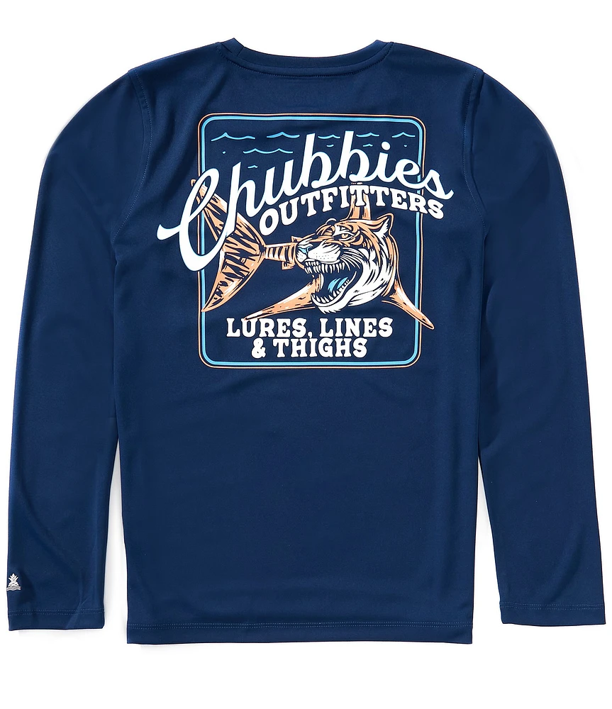 Chubbies Little/Big Boys The Surf Skin Graphic Rashguard