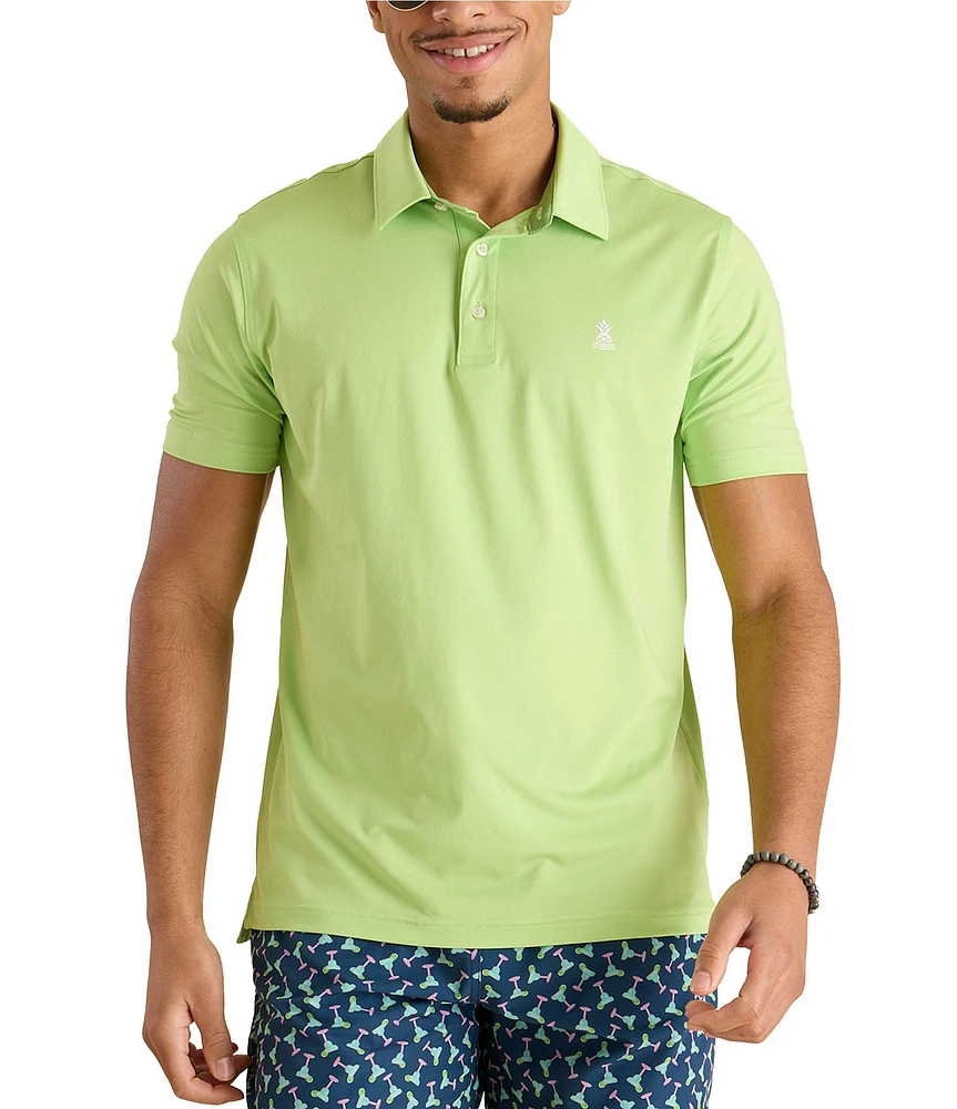 Chubbies Tea Time Solid Performance Polo Shirt