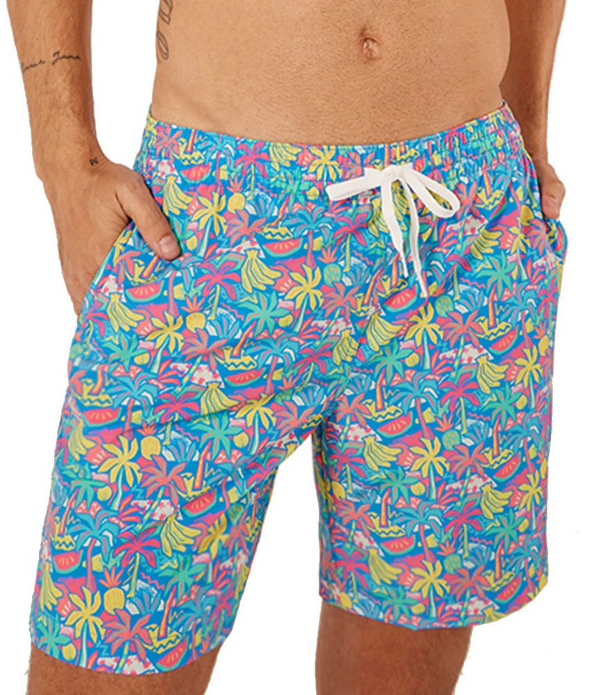 Chubbies Tropical Bunches 7#double; Classic Swim Trunks