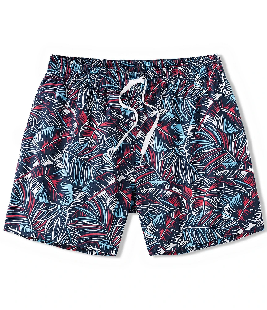 Chubbies Tropical Print 5.5#double; Swim Trunks