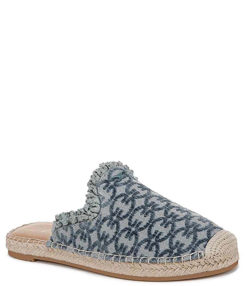 Circus NY by Sam Edelman the Mallory Logo Espadrille Slip On Mules