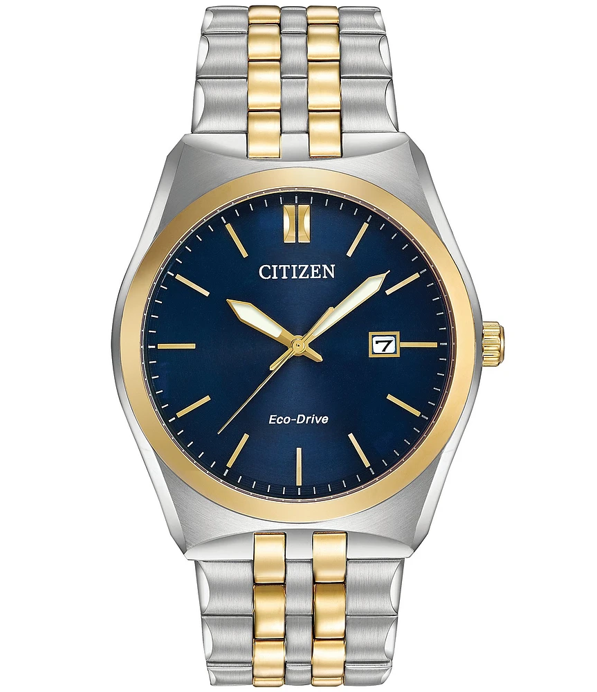 Citizen Men's Corso Three Hand Two Tone Stainless Steel Bracelet Watch