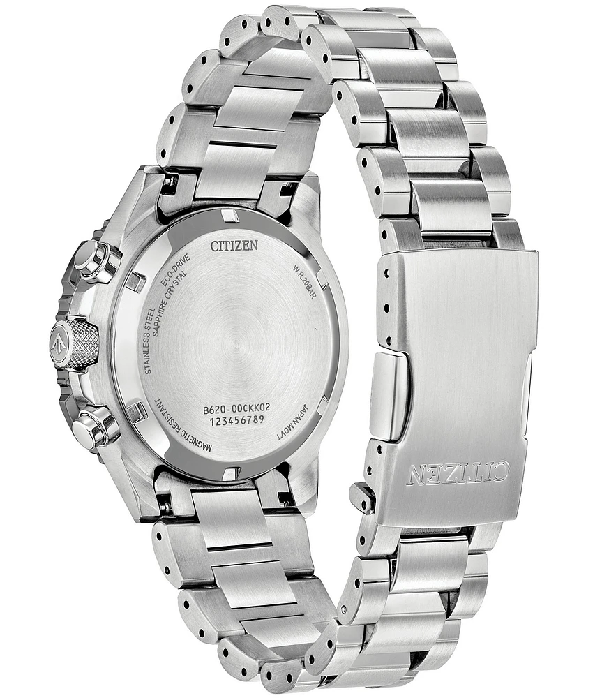 Citizen Men's Navihawk Chronograph Stainless Steel Bracelet Watch
