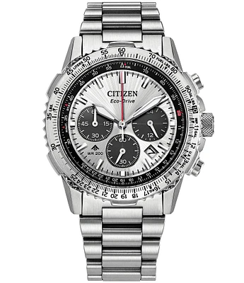 Citizen Men's Navihawk Chronograph Stainless Steel Bracelet Watch