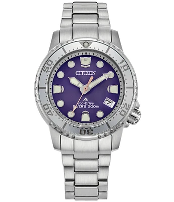 Citizen Women's Promaster Dive Three Hand Stainless Steel Bracelet Watch