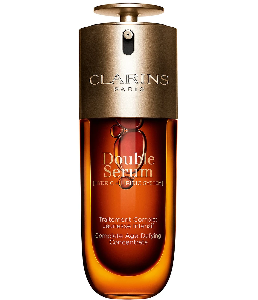 Clarins Double Serum Anti-Aging to Firm, Smooth, Boost Radiance, Refine Pores