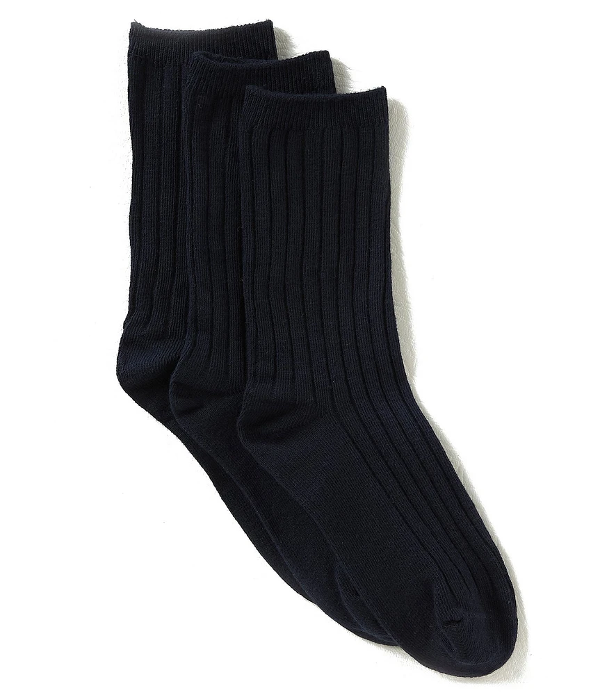 Class Club Little/BIg Boys 3-pack Solid Dress Socks