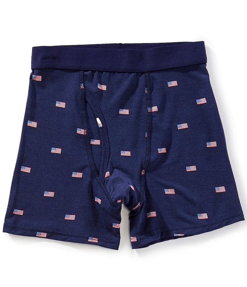 Class Club Big Boys America Print Boxer Briefs