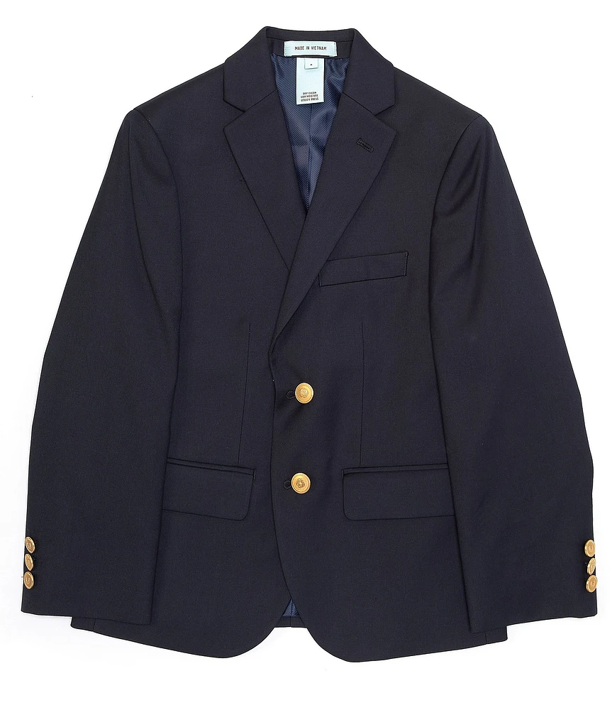 Class Club Big Boys Gold Button Blazer
