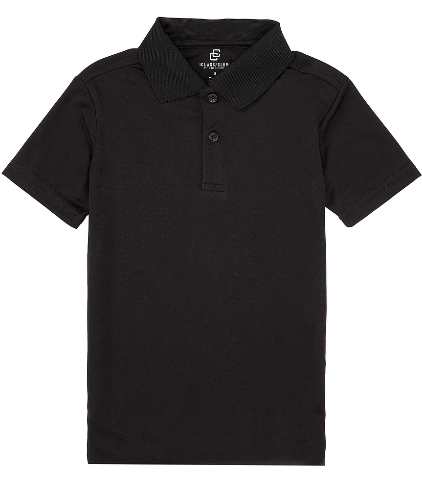 Class Club Big Boys Short Sleeve Synthetic Performance Polo Shirt