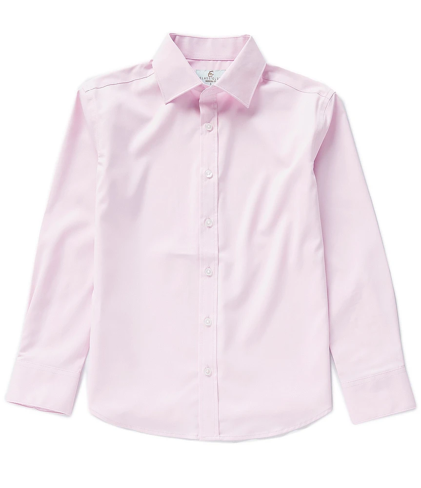 Class Club Big Boys Solid Synthetic Dress Shirt