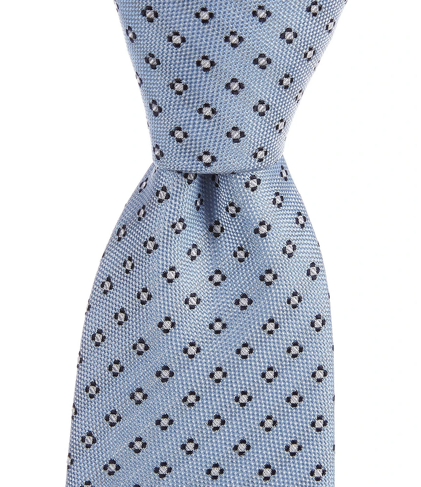 Class Club Boys Neat Print Silk 50#double; Tie
