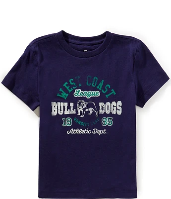 Class Club Little Boys Bulldogs Graphic T-Shirt