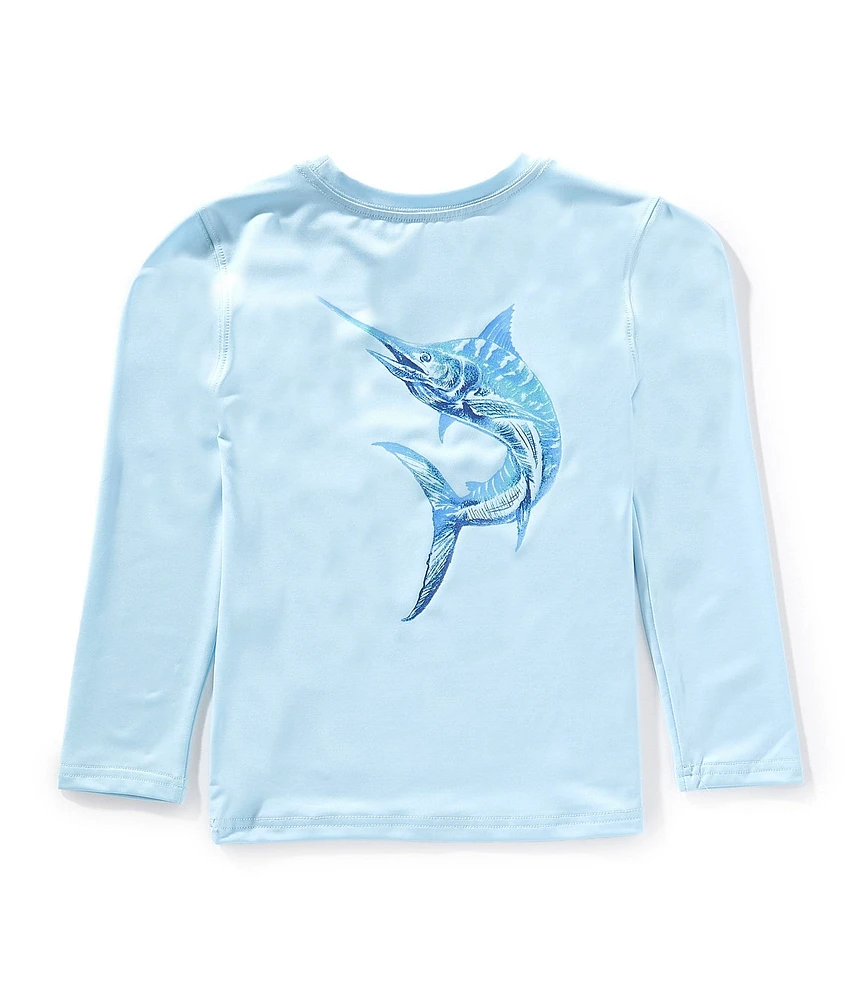 Class Club Little Boys 2T-7 Long Sleeve Rash Guard