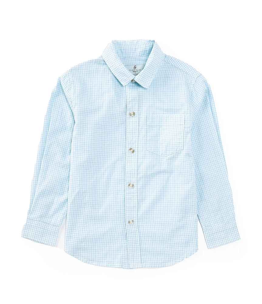 Class Club Little Boys Gingham Sport Shirt