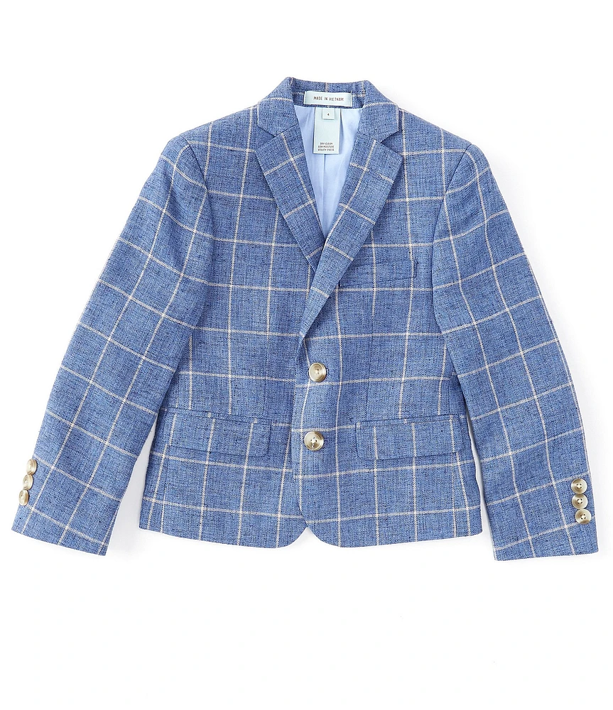 Class Club Little Boys Window Pane Blazer