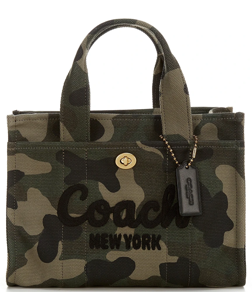 COACH Camo Printed Canvas Cargo 26 Tote Bag