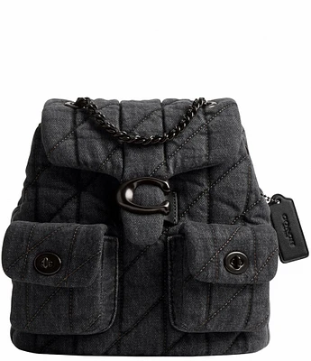 COACH Denim Tabby Backpack