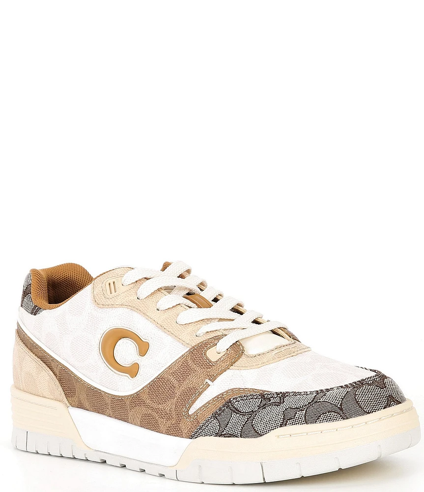 COACH Men's Soho Mixed Signature Logo Sneakers