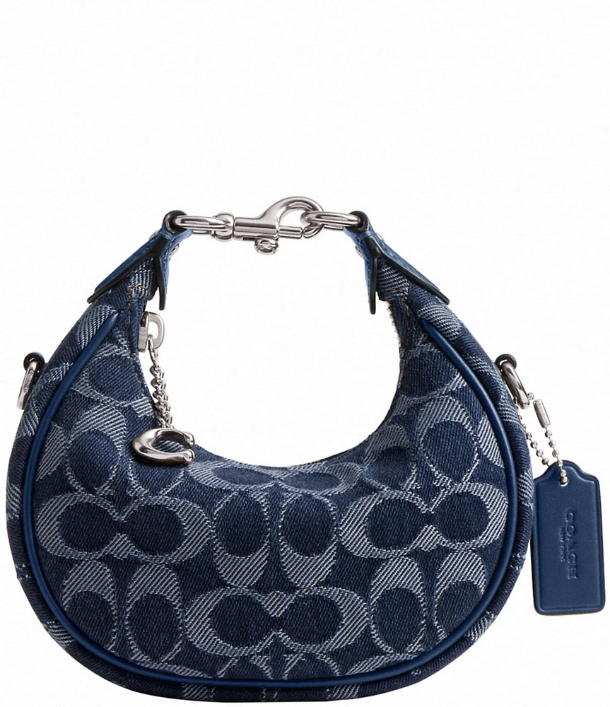 COACH Signature Denim Jonie Bag
