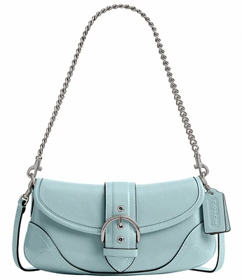 COACH Soho 25 Crinkle Leather Belt Buckle Shoulder Bag