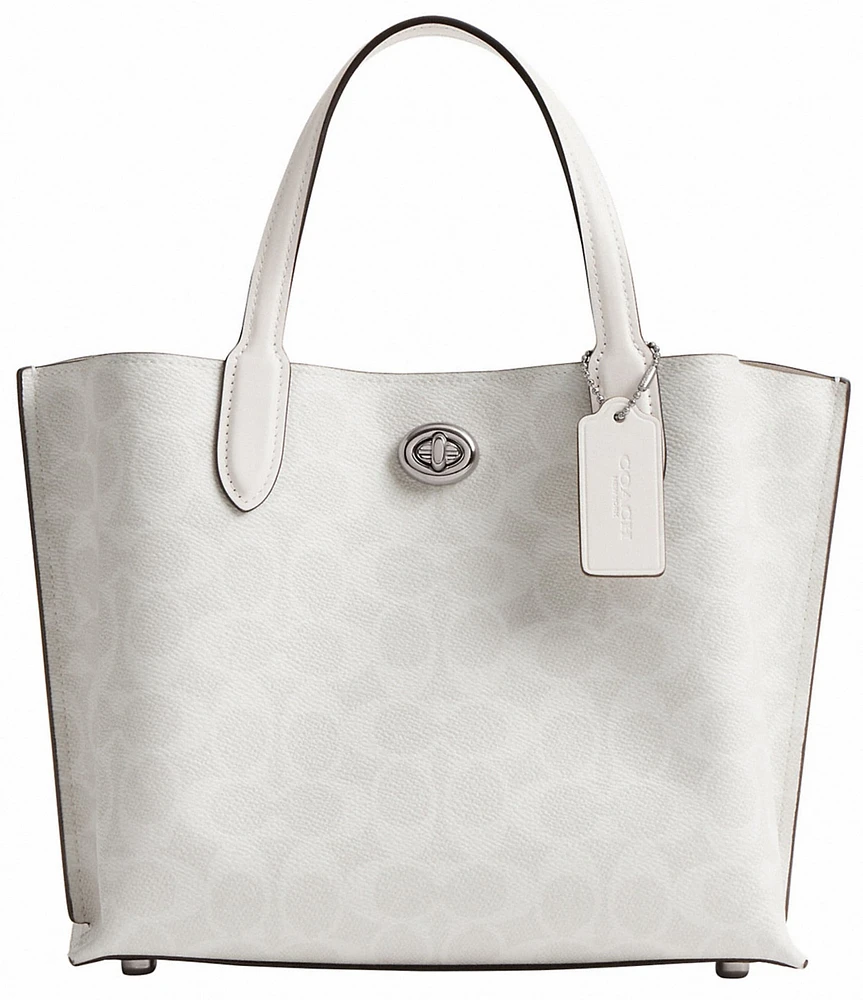 COACH Willow 24 Signature Canvas Tote Bag