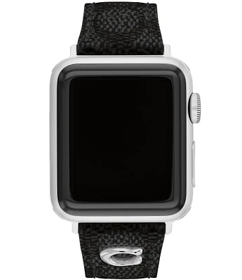 COACH Women's 38/40/41mm Signature Canvas Strap for Apple Watch