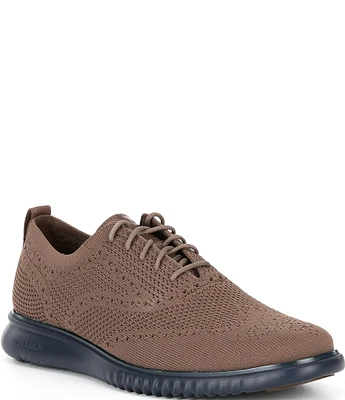 Cole Haan Men's 2.ZERØGRAND Knit Stitchlite Wingtip Oxfords