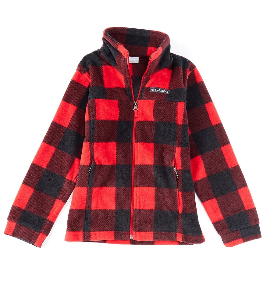 Columbia Little/Big Boys Zing III Plaid Fleece Full-Zip Jacket