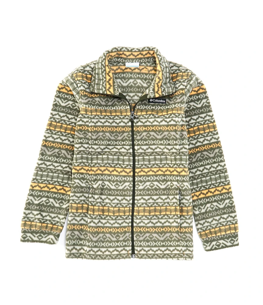 Columbia Little Boys Zing III Madras Fleece Full-Zip Jacket