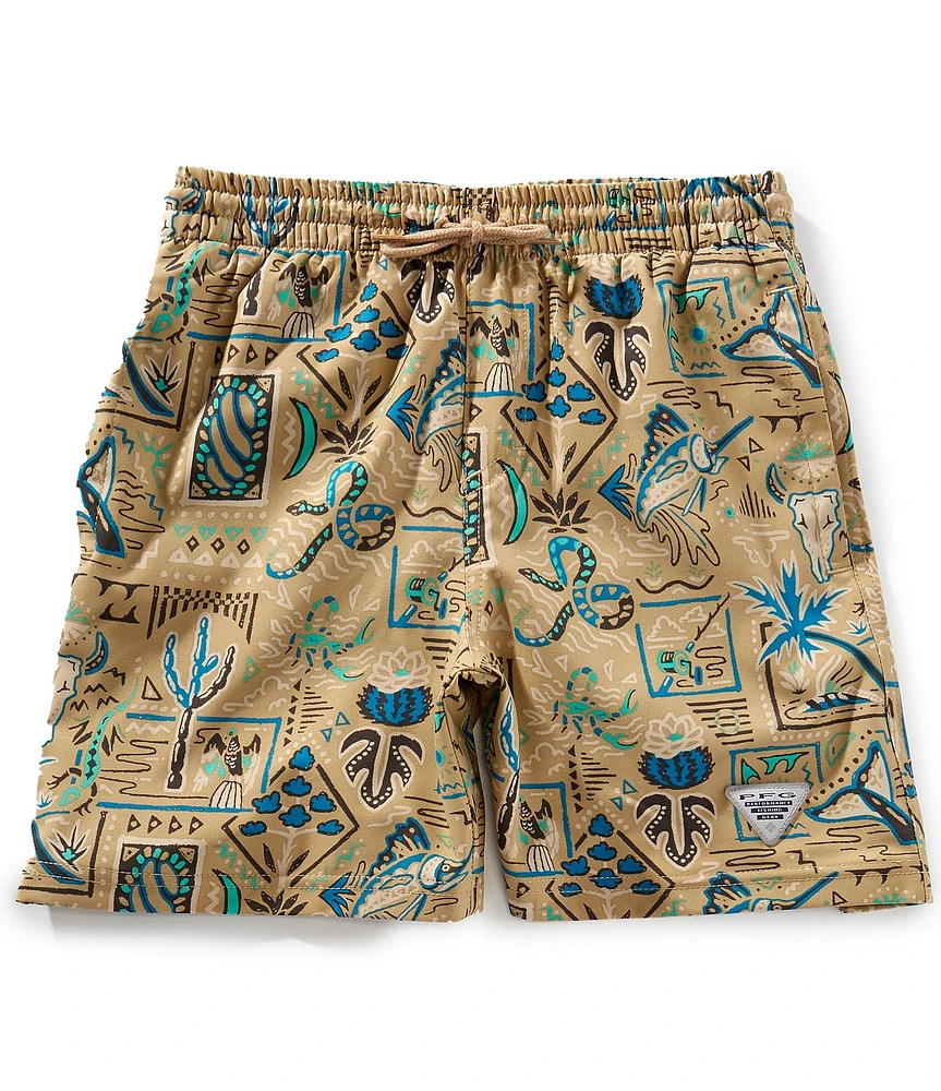 Columbia Little/Big Boys PFG RAMBLER™ Beach Printed Water Shorts