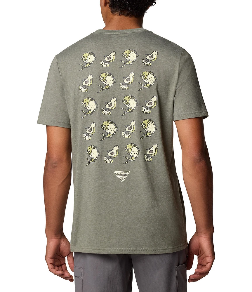 Columbia PFG Dorado Taco Performance Stretch Short Sleeve Graphic T-Shirt