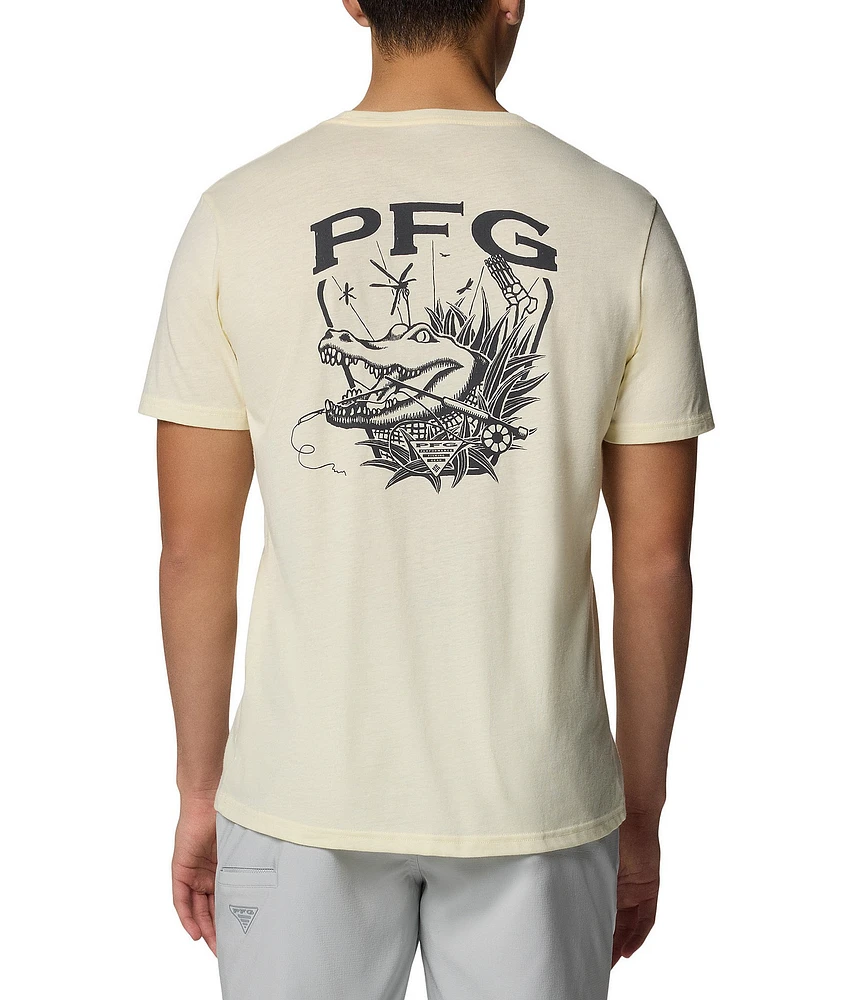 Columbia PFG Uncharted Gator Graphic Short Sleeve T-Shirt