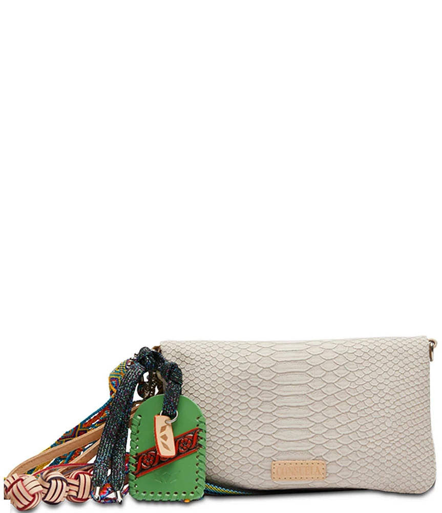 Consuela Thunderbird Embossed Snake Uptown Crossbody Bag