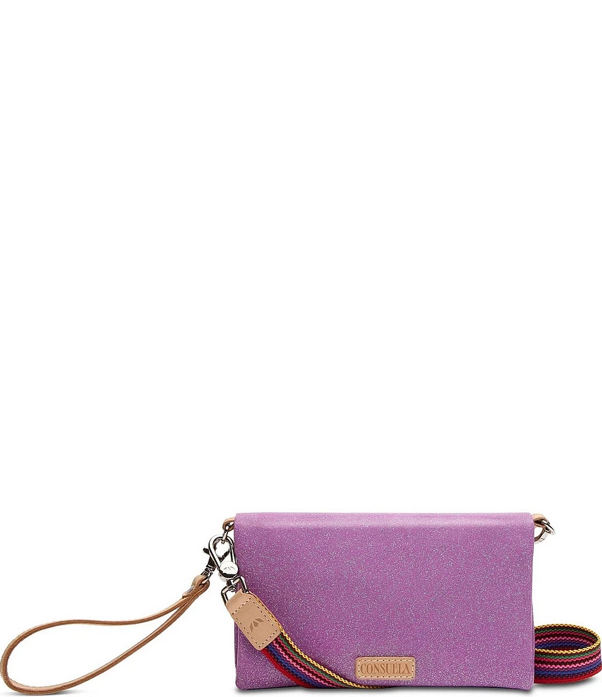 Consuela Twy Uptown Glitter Crossbody Wallet Wristlet