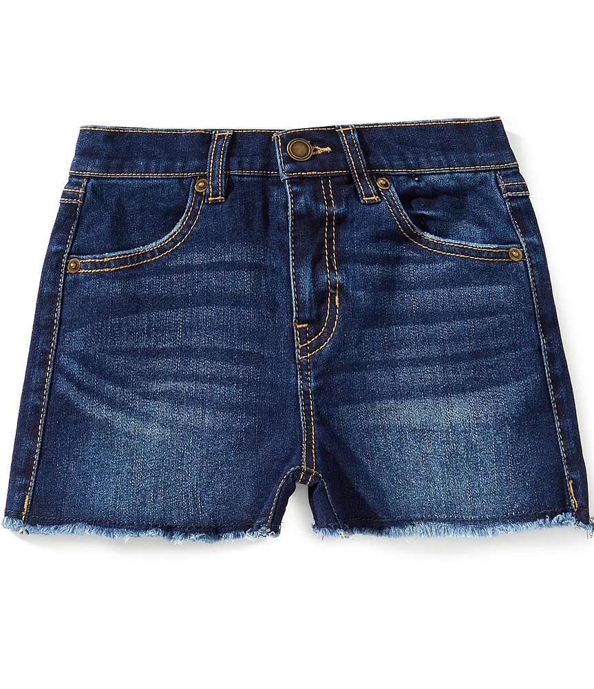 Copper Key Big Girls Frayed Hem High Rise Cut Off Denim Shorts